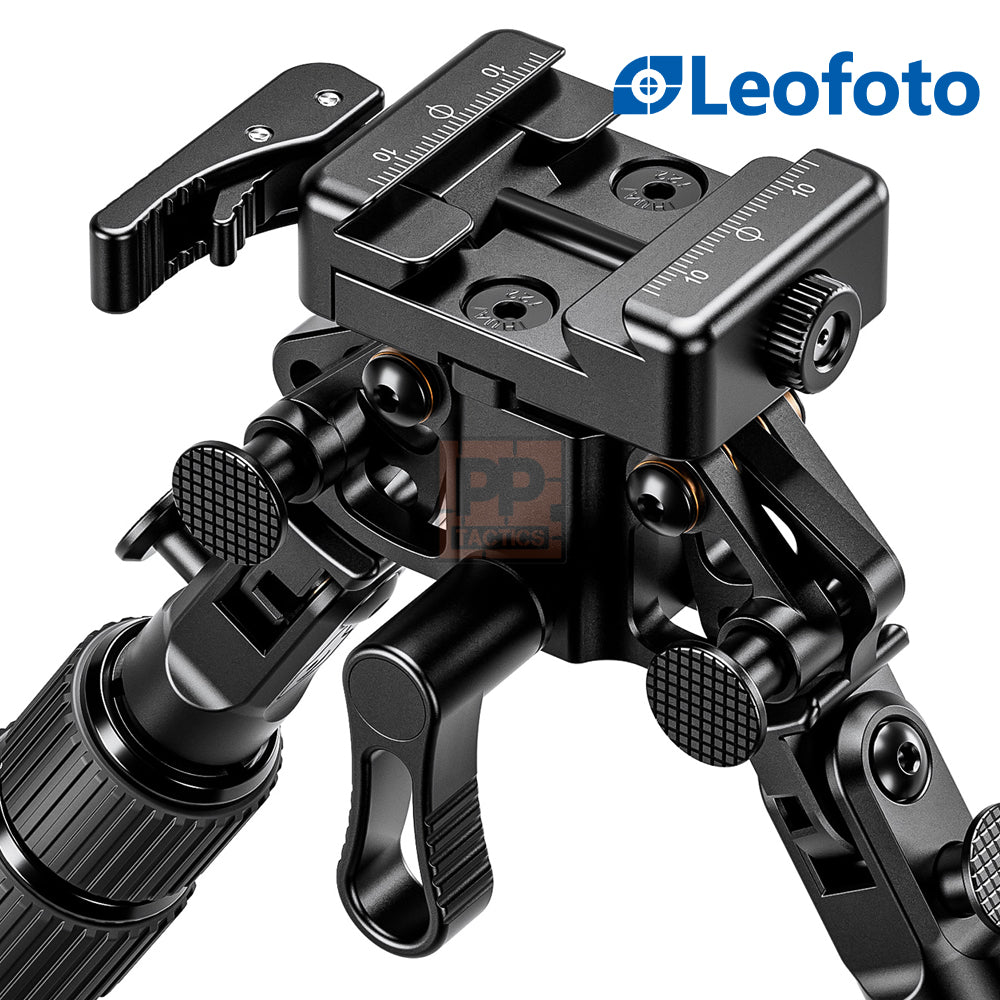 Leofoto BIP-C1(Forged Pattern) Low- to Mid-Height Multi-Functional Hunting Bipod