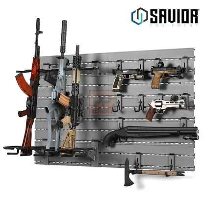 Savior Wall Rack System - 10 Panel Kit W/ Attachments