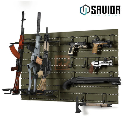 Savior Wall Rack System - 10 Panel Kit W/ Attachments