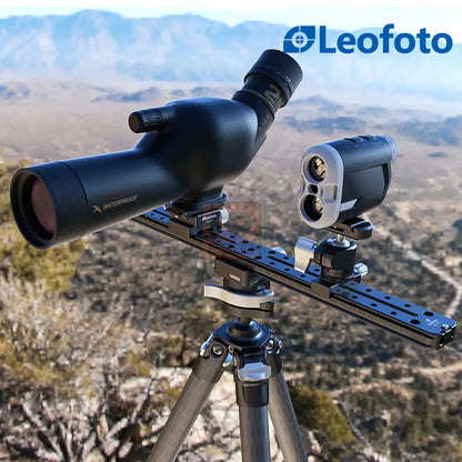 Leofoto FDM-04 Binocular Rangefinder Rail Kit | Length: 450mm