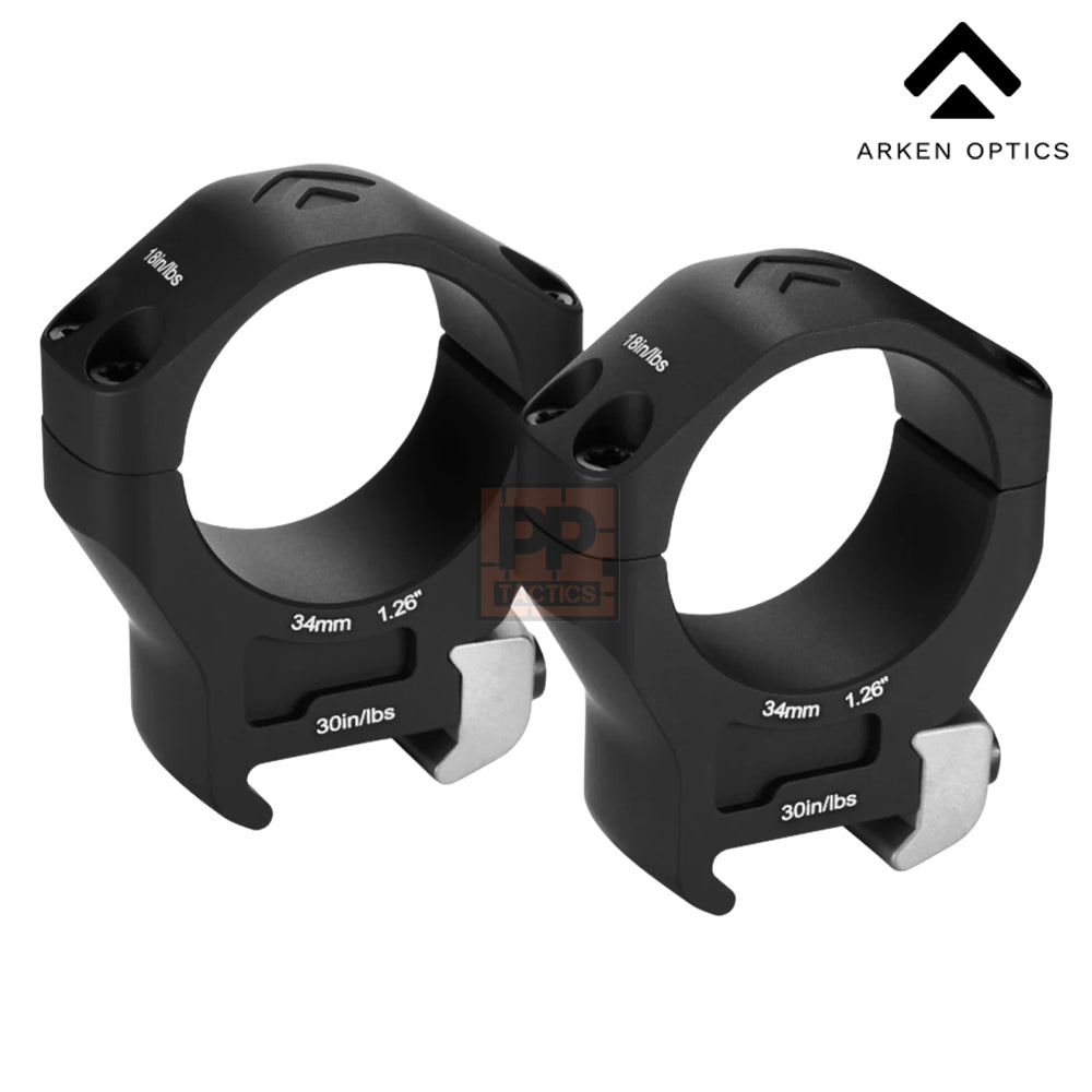 Arken Optics Global  HALO Ti™ Titanium Scope Rings HRT-34092 / HRT-34126 / HRT-34145