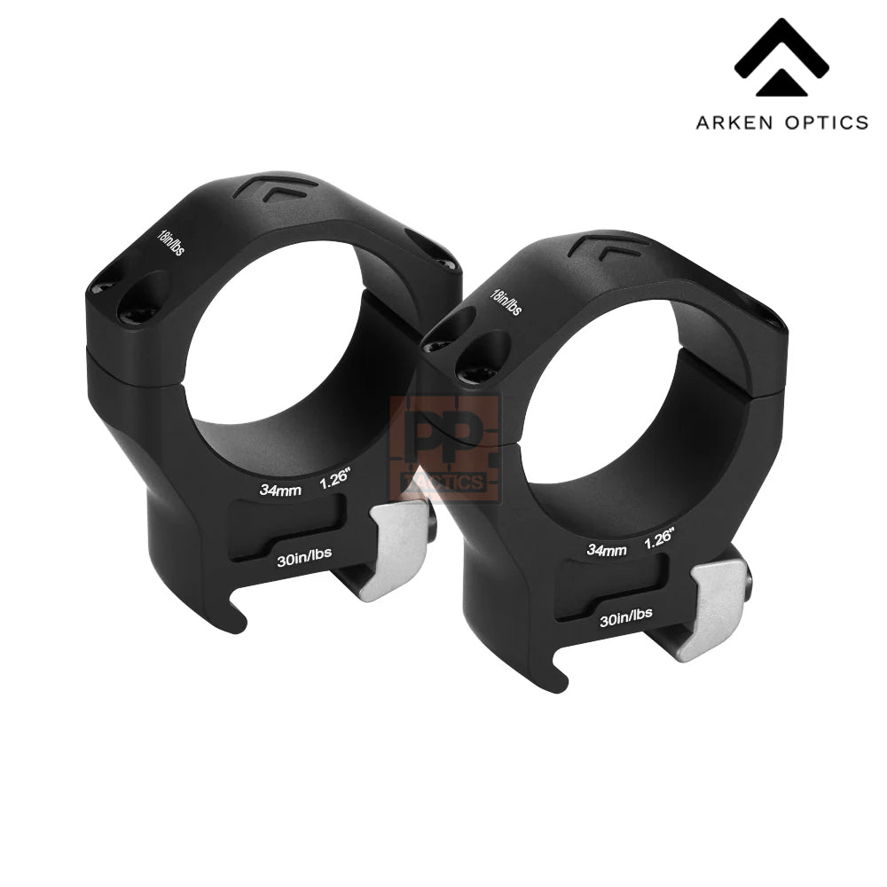 Arken Optics Global  HALO Ti™ Titanium Scope Rings HRT-34092 / HRT-34126 / HRT-34145