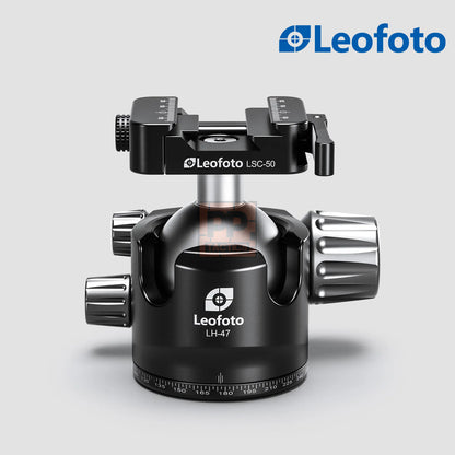 Leofoto LH-47SC Lever-Release Hybrid Clamp Ball Head for Shooting/Hunting