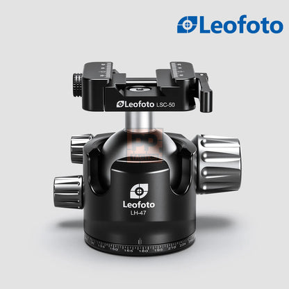 Leofoto LH-47SC Lever-Release Hybrid Clamp Ball Head for Shooting/Hunting