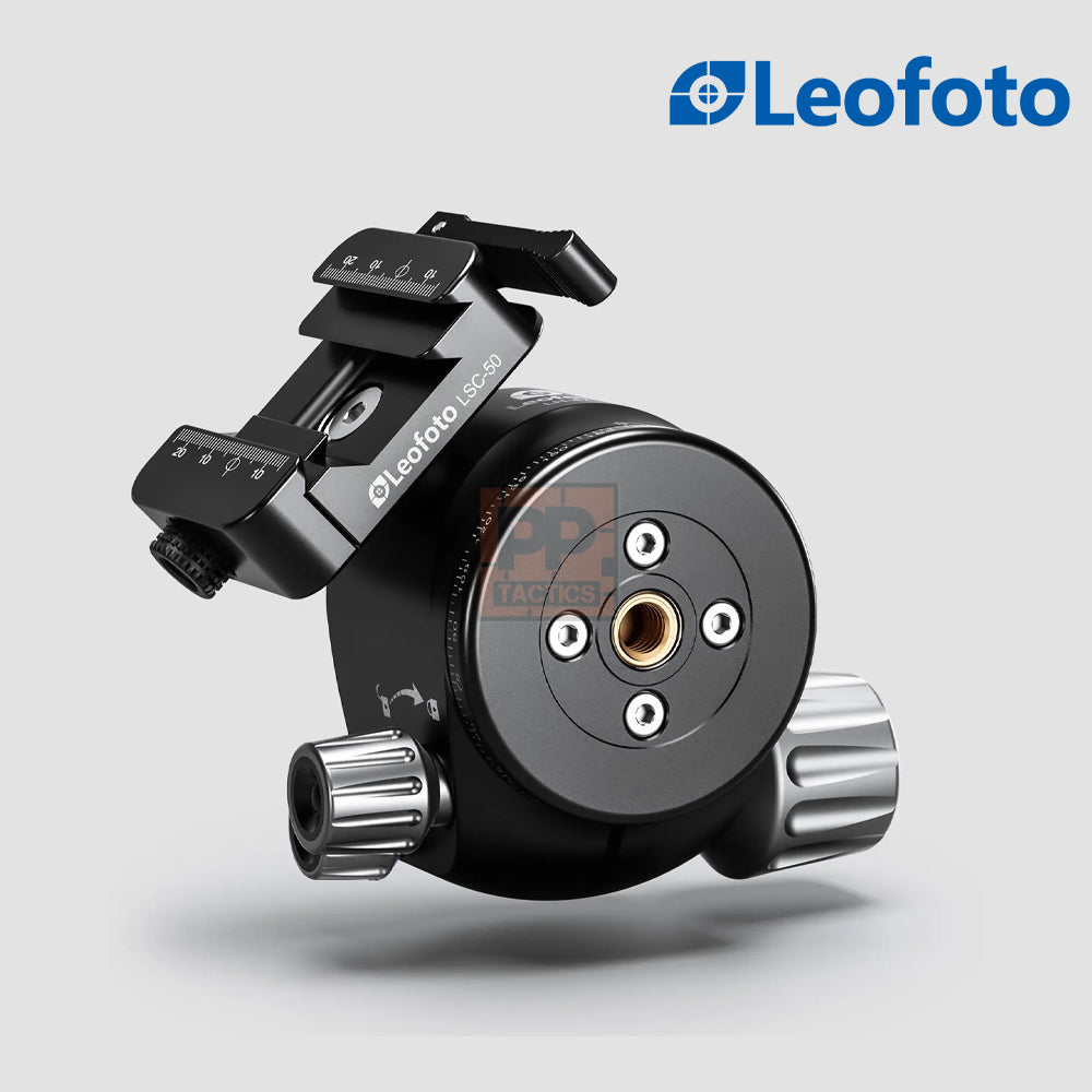 Leofoto LH-47SC Lever-Release Hybrid Clamp Ball Head for Shooting/Hunting