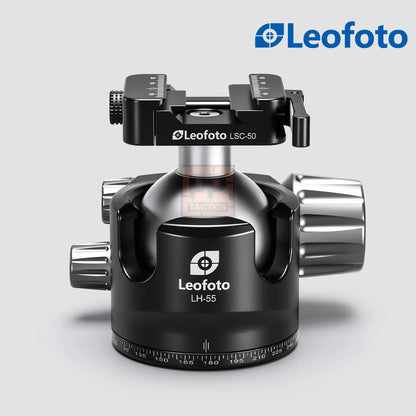 Leofoto LH-55SC Lever-Release Hybrid Clamp Ball Head for Shooting/Hunting