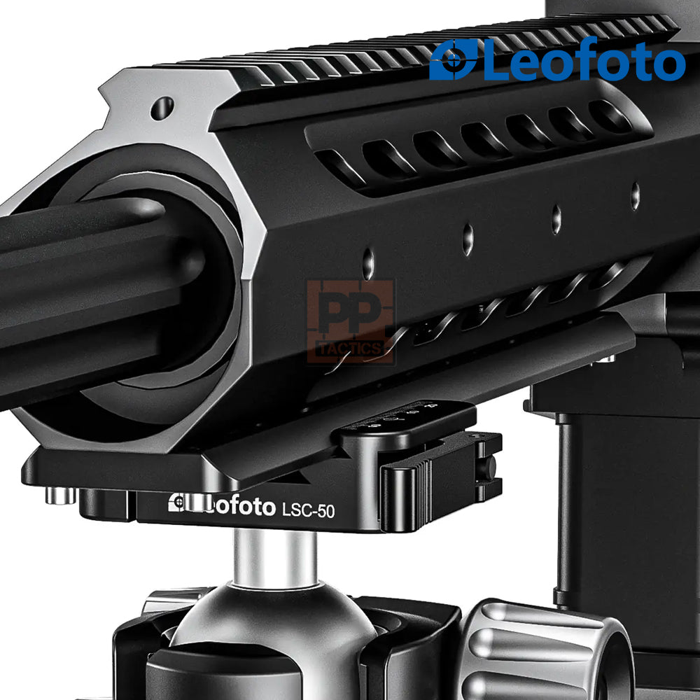 Leofoto LH-55SC Lever-Release Hybrid Clamp Ball Head for Shooting/Hunting