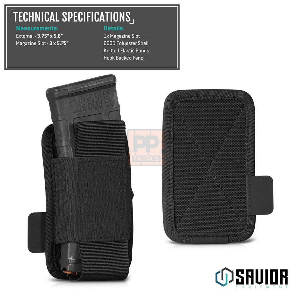 Savior AR-15/AK-47 Mag Holder w/ Hook Backing - 1