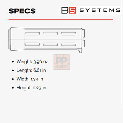 B5 Systems M-LOK Handguard – Carbine Length