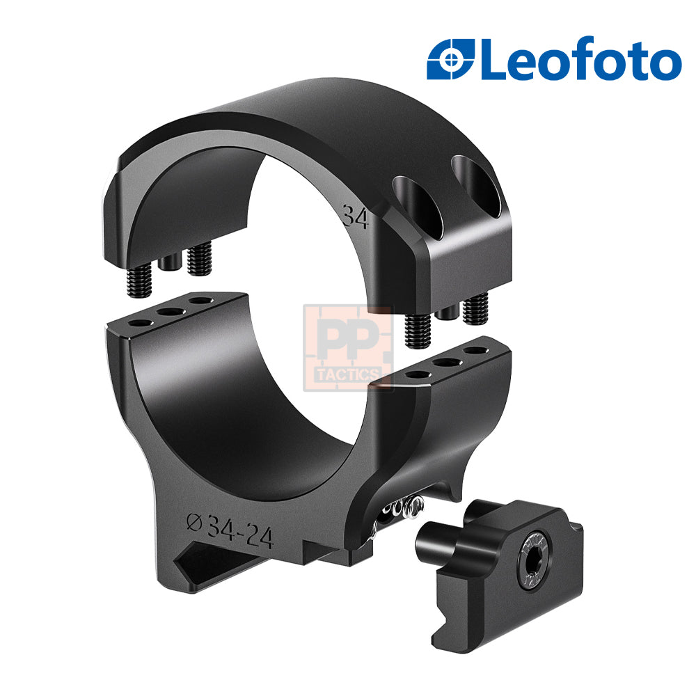 Leofoto Mounting rings SR-3424 34mm diameter / Picatinny