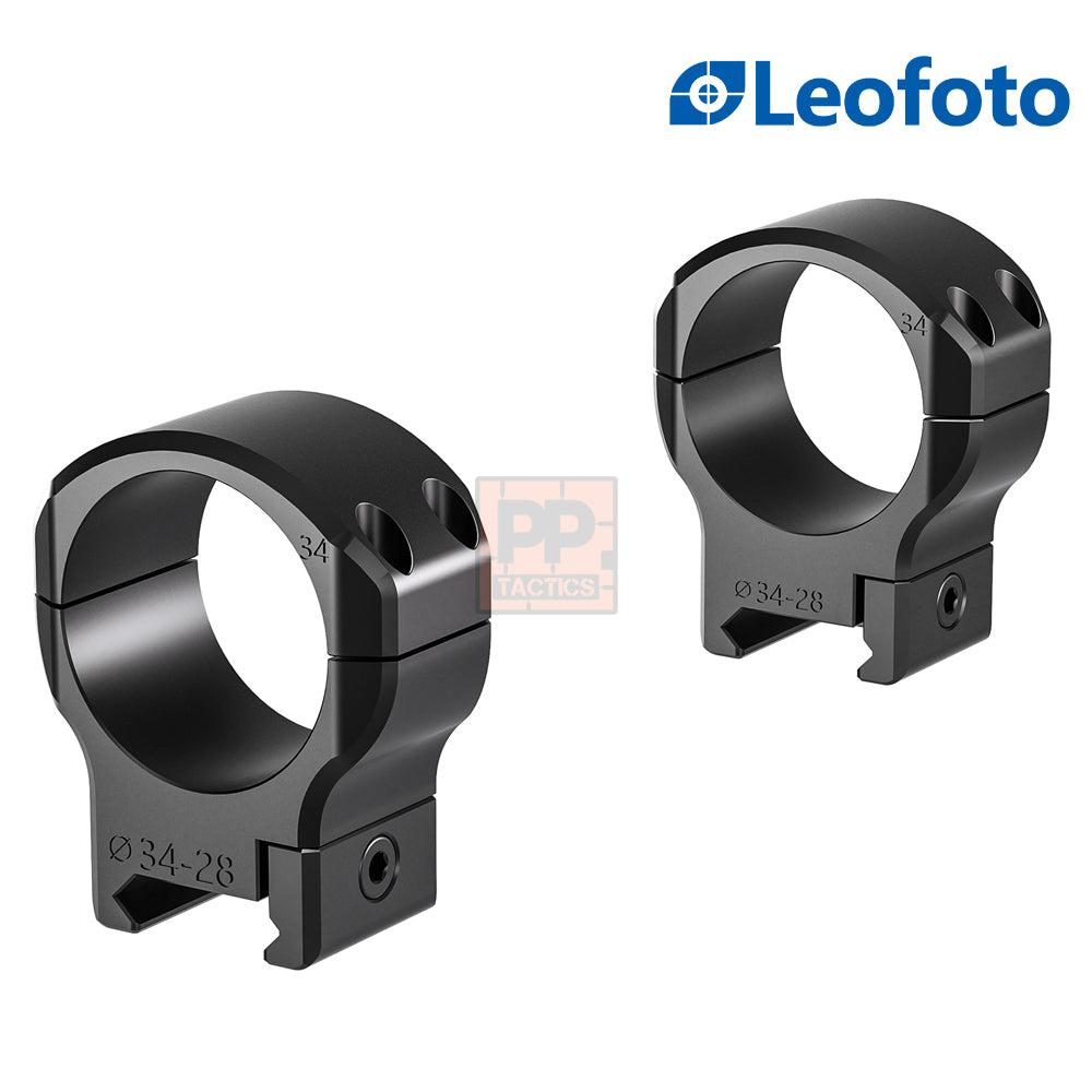 Leofoto Mounting rings SR-3428 34mm diameter / Picatinny
