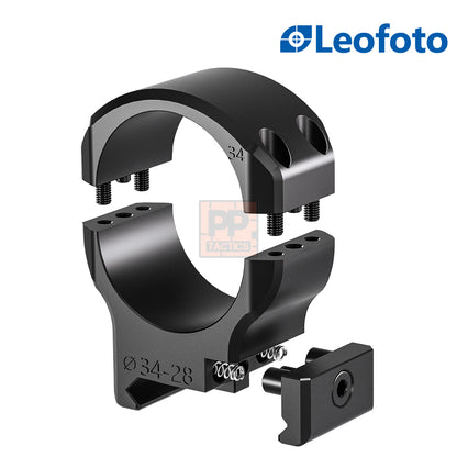 Leofoto Mounting rings SR-3428 34mm diameter / Picatinny