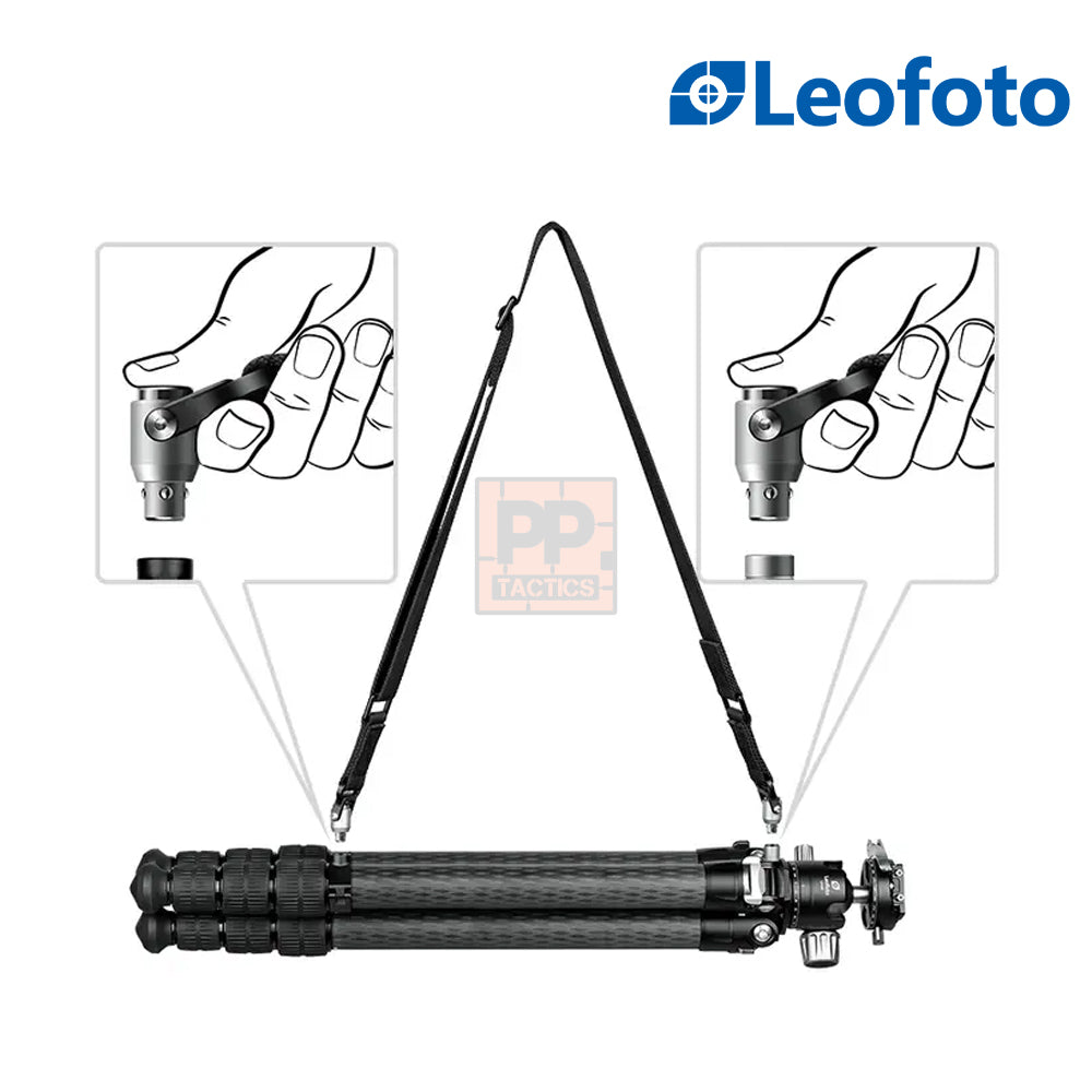 Leofoto Strap-36LM incl. QD tripod leg clamp 36 mm and QD socket 3/8"
