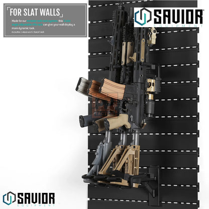 Savior Wall Rack System - Angle Adjustable Rifle Wall Rack