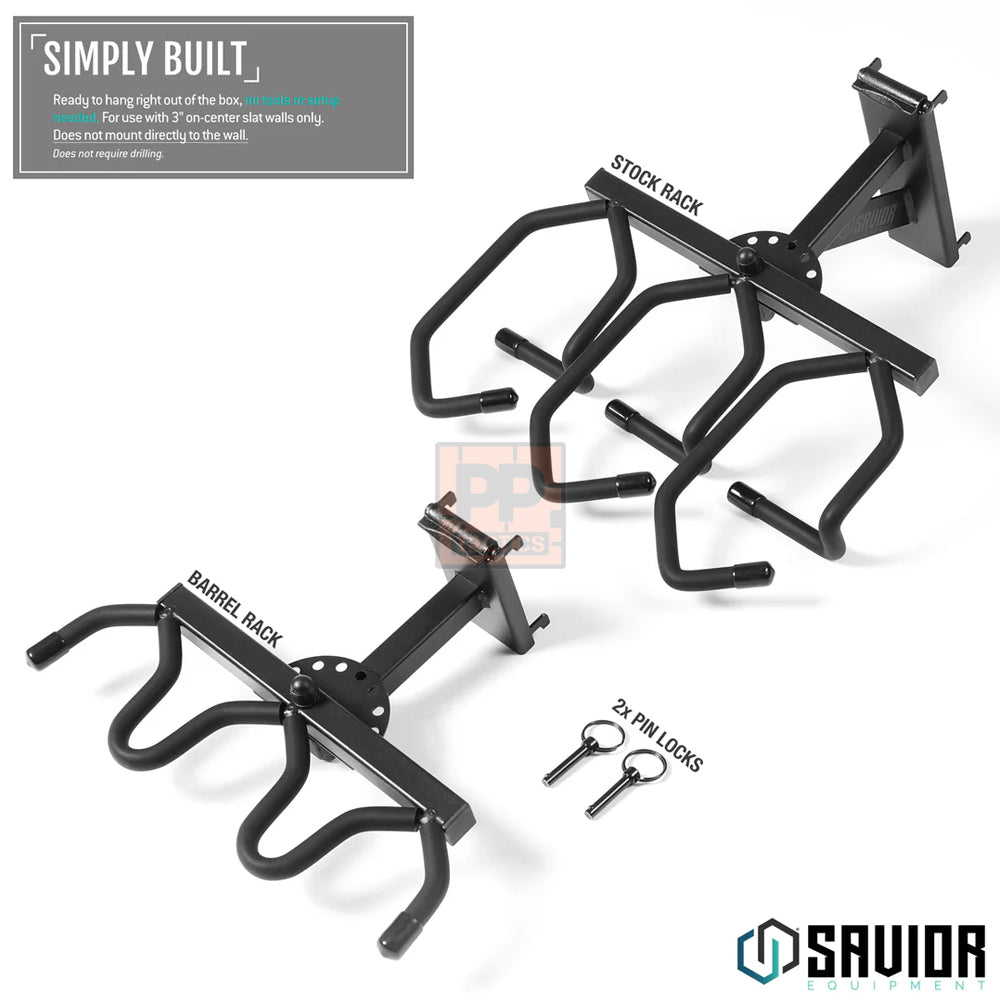 Savior Wall Rack System - Angle Adjustable Rifle Wall Rack